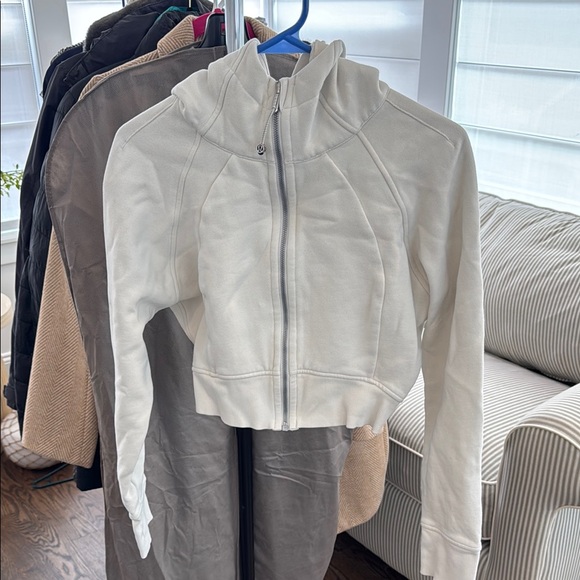 lululemon athletica Tops - lululemon athletica White Hoodie